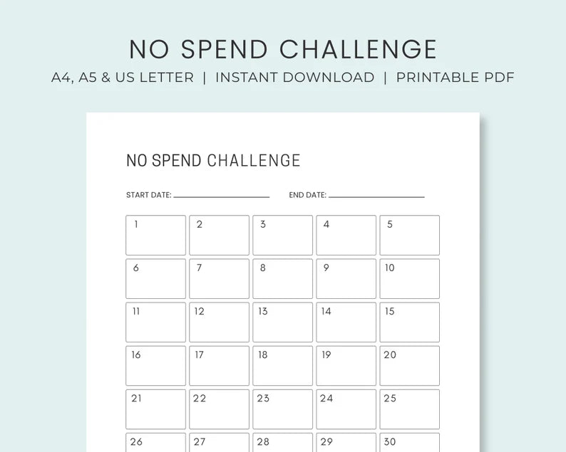 Kein-Ausgaben-Challenge (Gratis)