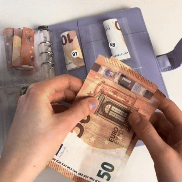 100 Umschläge Spar Binder